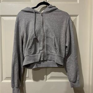 BOUTIQUE GREY ZIP-UP JACKET